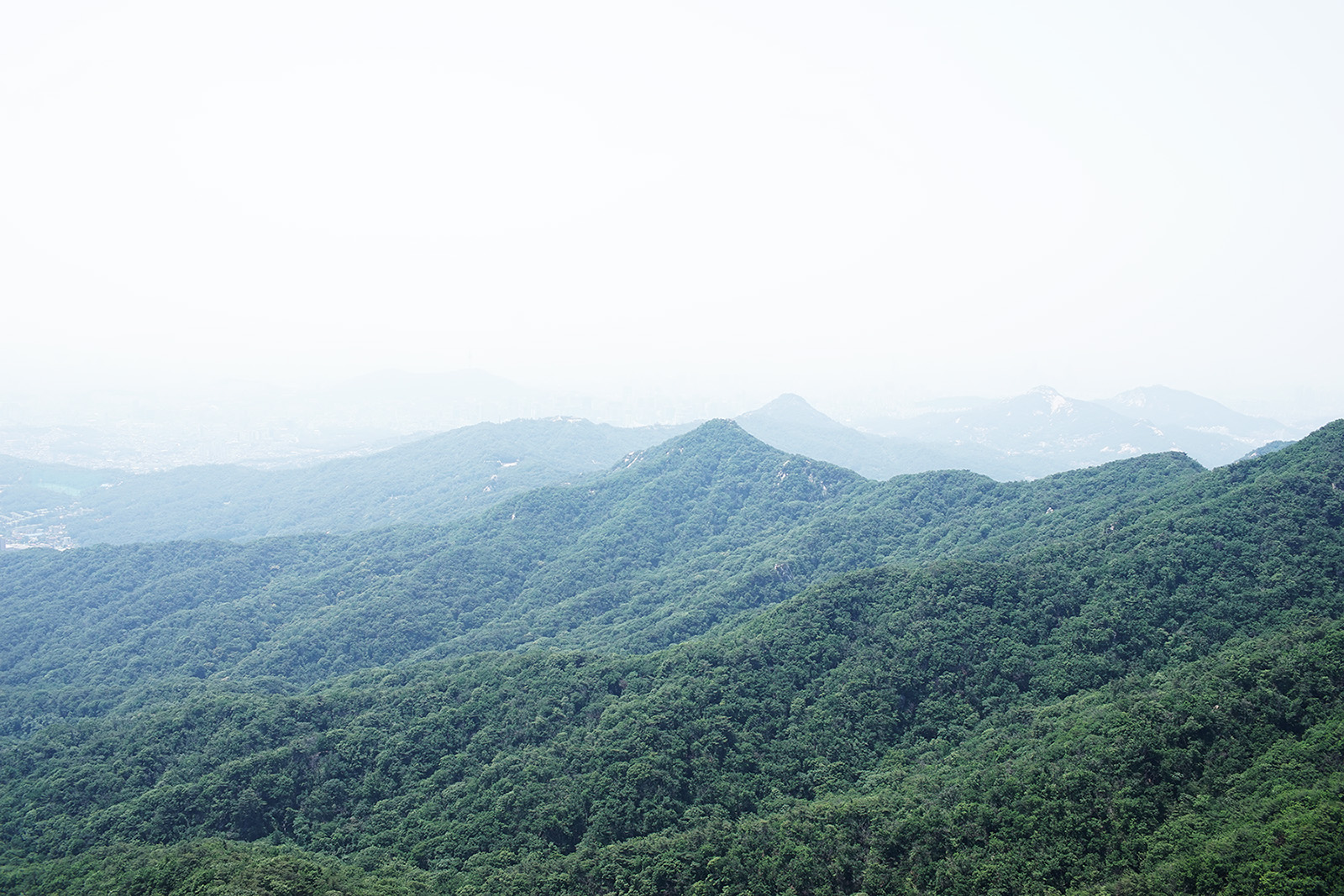 montagnes de seoul